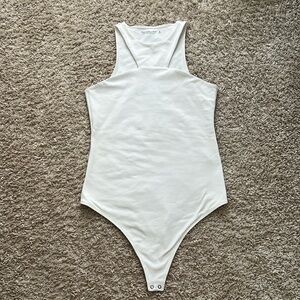 Abercrombie White Bodysuit